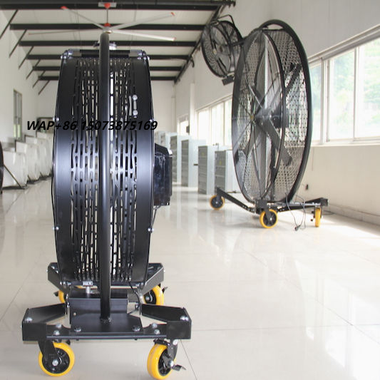 Exhaust Fan Industrial - 1,5 m/5 ft Elektrikli Salınımlı Ayaklı