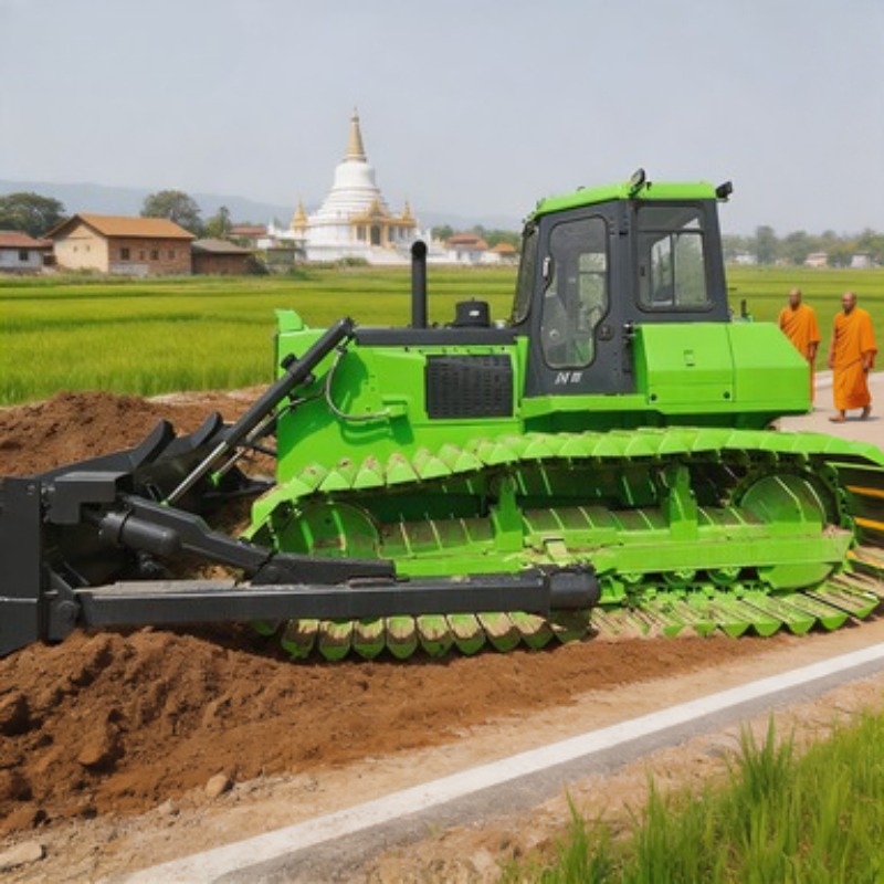 Heavy Equipment Working - Paletli Buldozer SEM818F 180HP Dozer Makinesi
