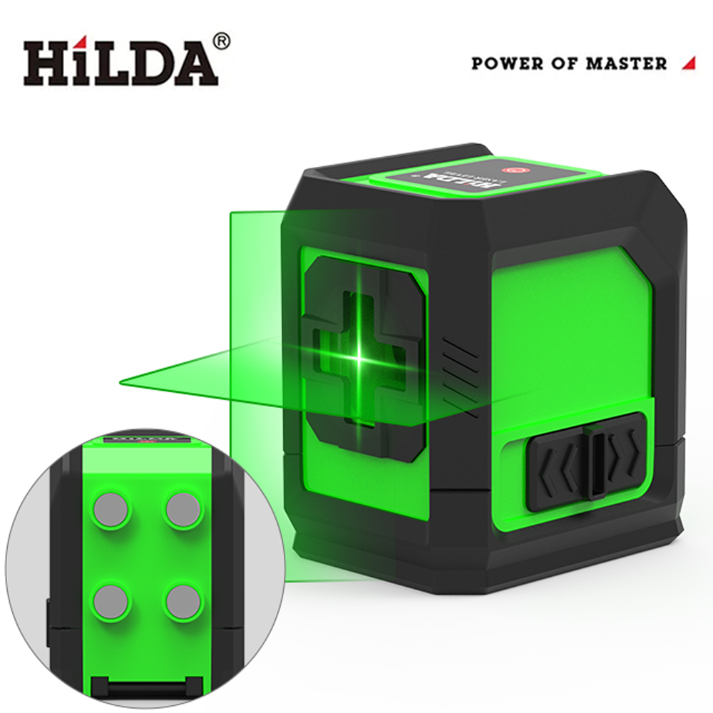 Laser Level Rotary - HILDA 2 Hatlı Lazer Seviyesi Yeşil