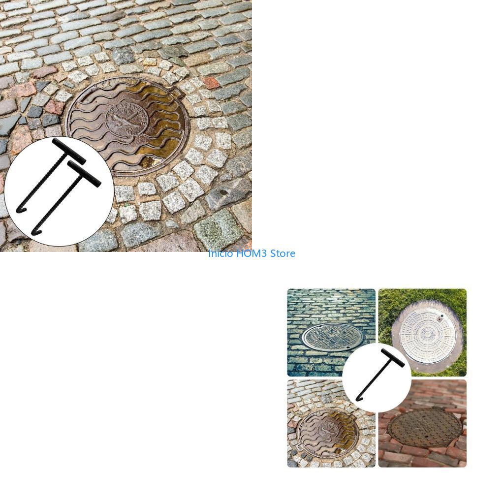 Manhole Cover Lifting - A5YD Kalite 10mm Çelik Rögar Kancası
