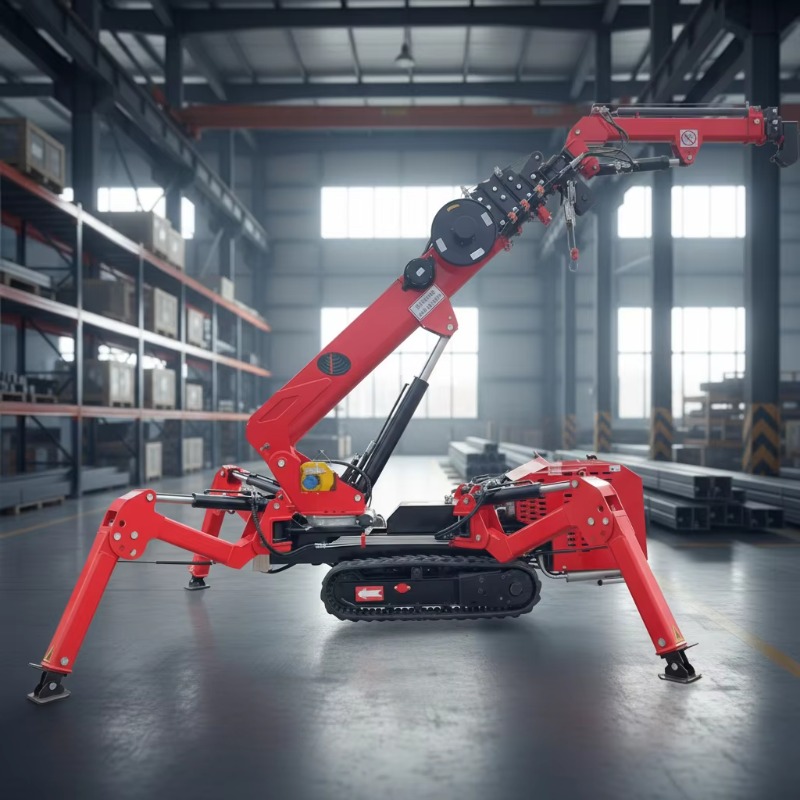 Compact Crawler Boom Lift - 6 Ton Hidrolik Teleskopik Örümcek Vinç