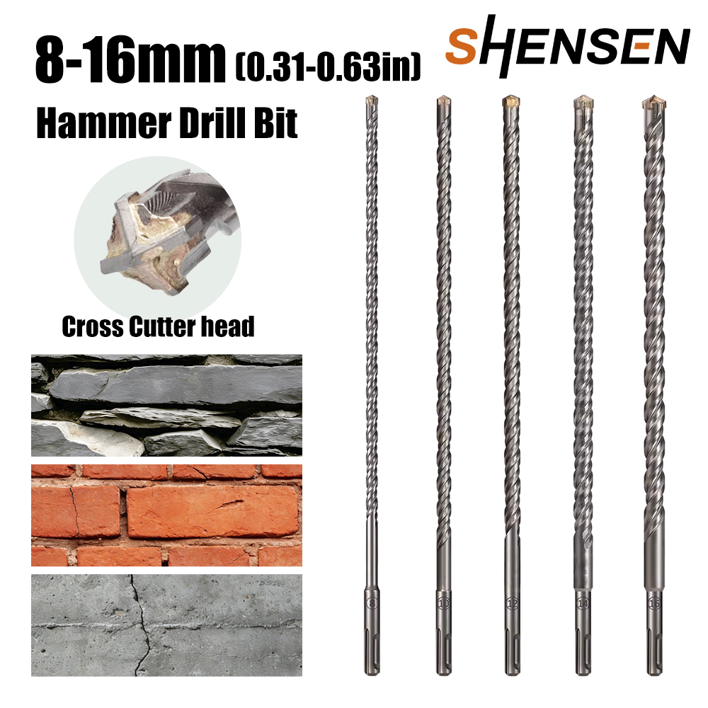Concrete Breaker Demolition - 500 mm Uzatılmış SDS Plus Çapraz