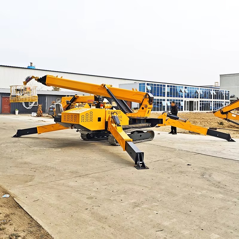 Compact Crawler Boom Lift - 8 Ton Ağır Yük Taşıma Örümcek