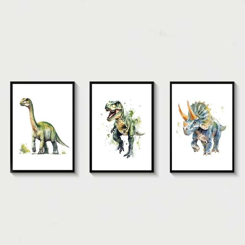 Heavy Equipment Background - Suluboya Dinozor Kreş T-Rex Triceratops Hayvan