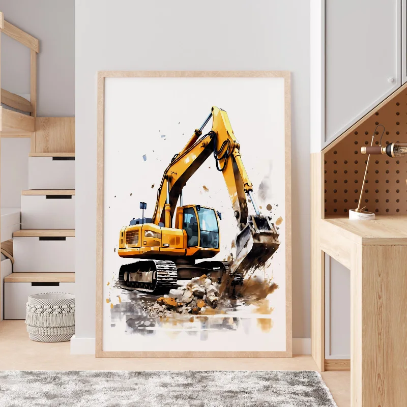 Inşaat araç kamyon Boys kreş d - Heavy Equipment Background incelemesi ve fiyatı