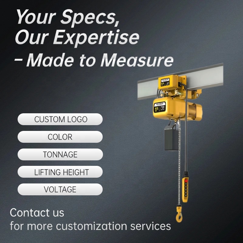 1 Ton 2 Ton 3 Ton 5 Ton M5 Ele - Electric Chain Hoist incelemesi ve fiyatı