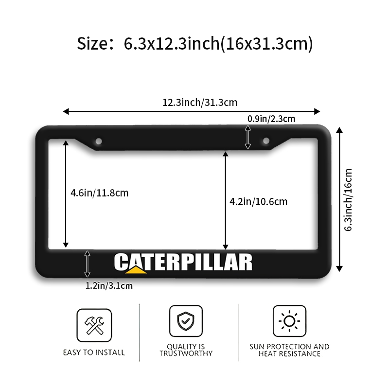 CATERPILLAR Araba Plaka Çerçev - Heavy Equipment License incelemesi ve fiyatı