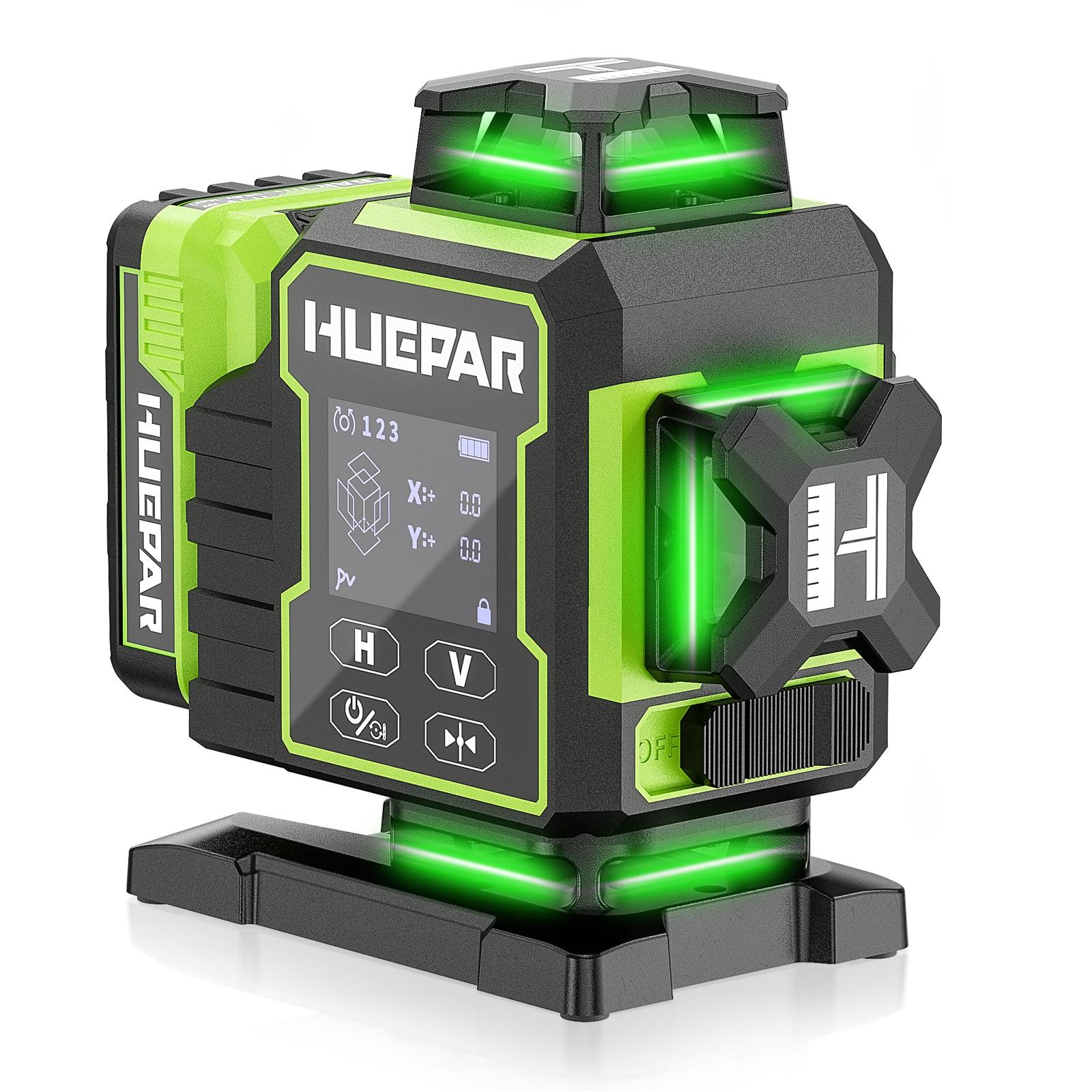 2026 Huepar W04CG Yeşil Lazerl - Laser Level Rotary incelemesi ve fiyatı