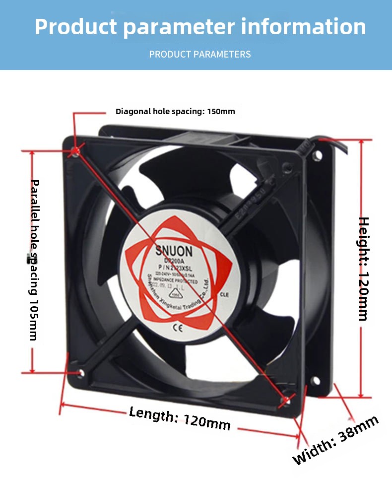 12038 Mini 120x120 Küçük Egzoz - Exhaust Fan Industrial incelemesi ve fiyatı