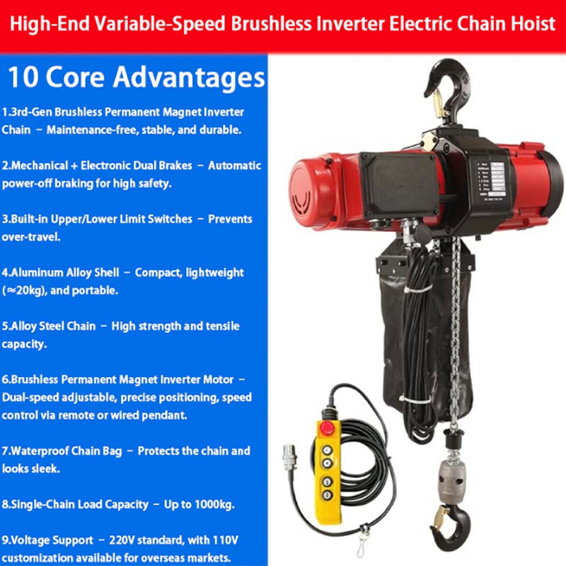 220V Elektrikli Zincirli Vinç  - Electric Chain Hoist incelemesi ve fiyatı