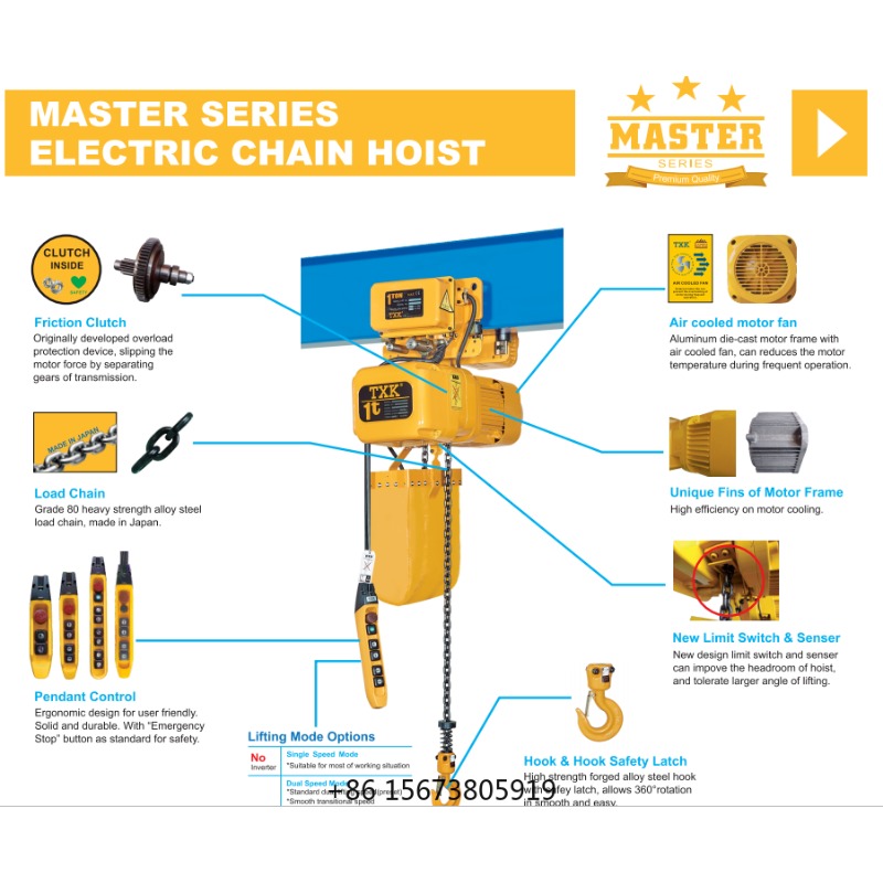 TXK 3 Ton Elektrikli Zincirli  - Electric Chain Hoist incelemesi ve fiyatı