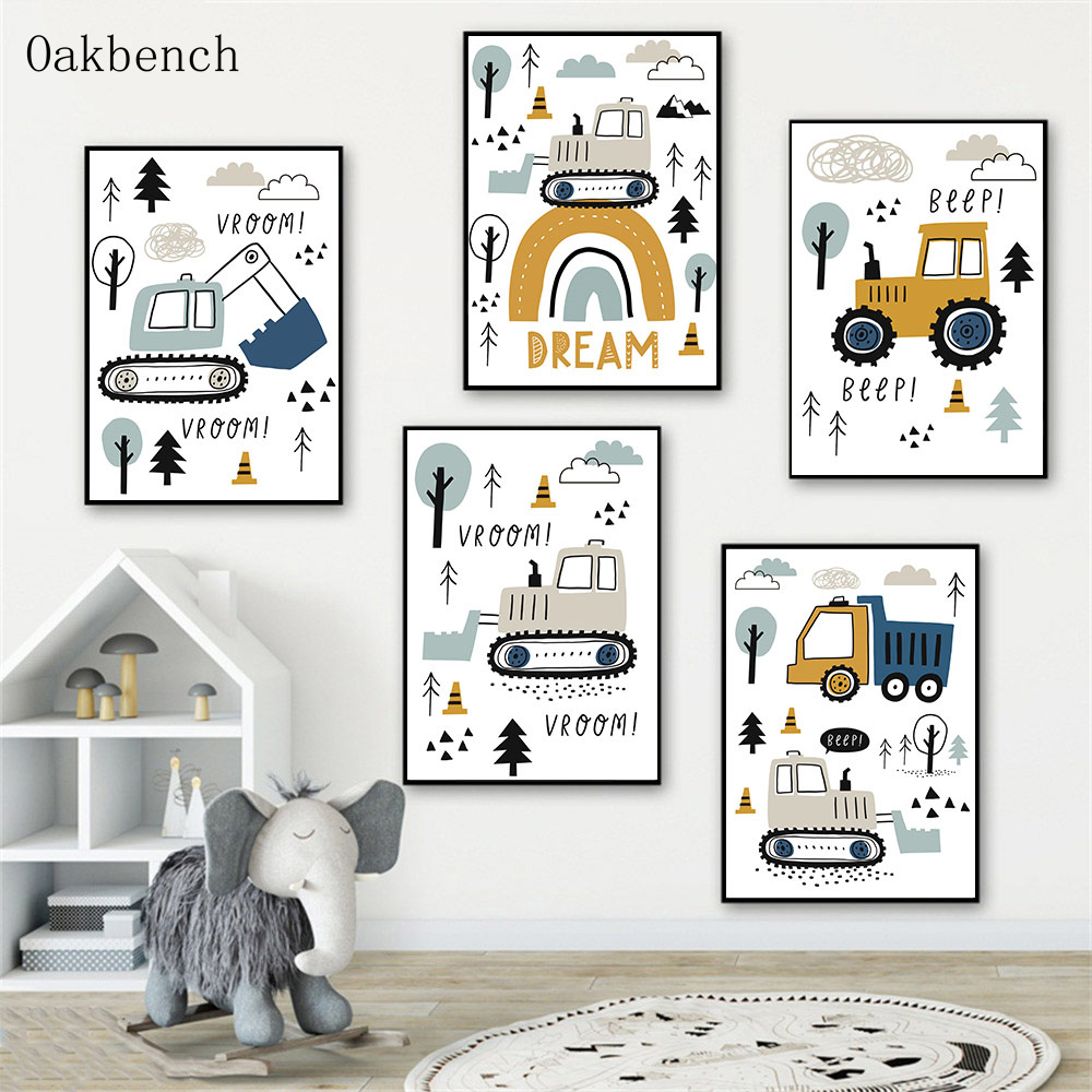 Özel ad posteri ekskavatör kre - Heavy Equipment Background incelemesi ve fiyatı