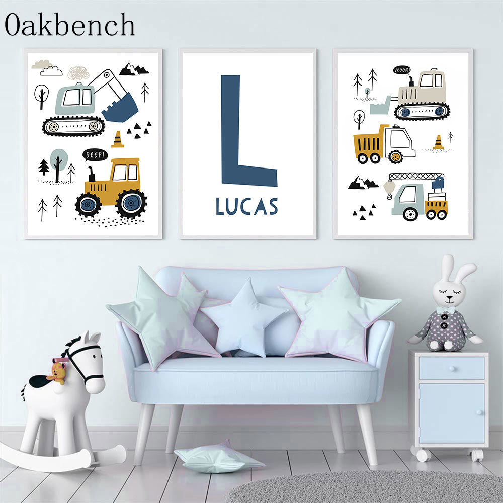 Özel ad posteri ekskavatör kre - Heavy Equipment Background incelemesi ve fiyatı