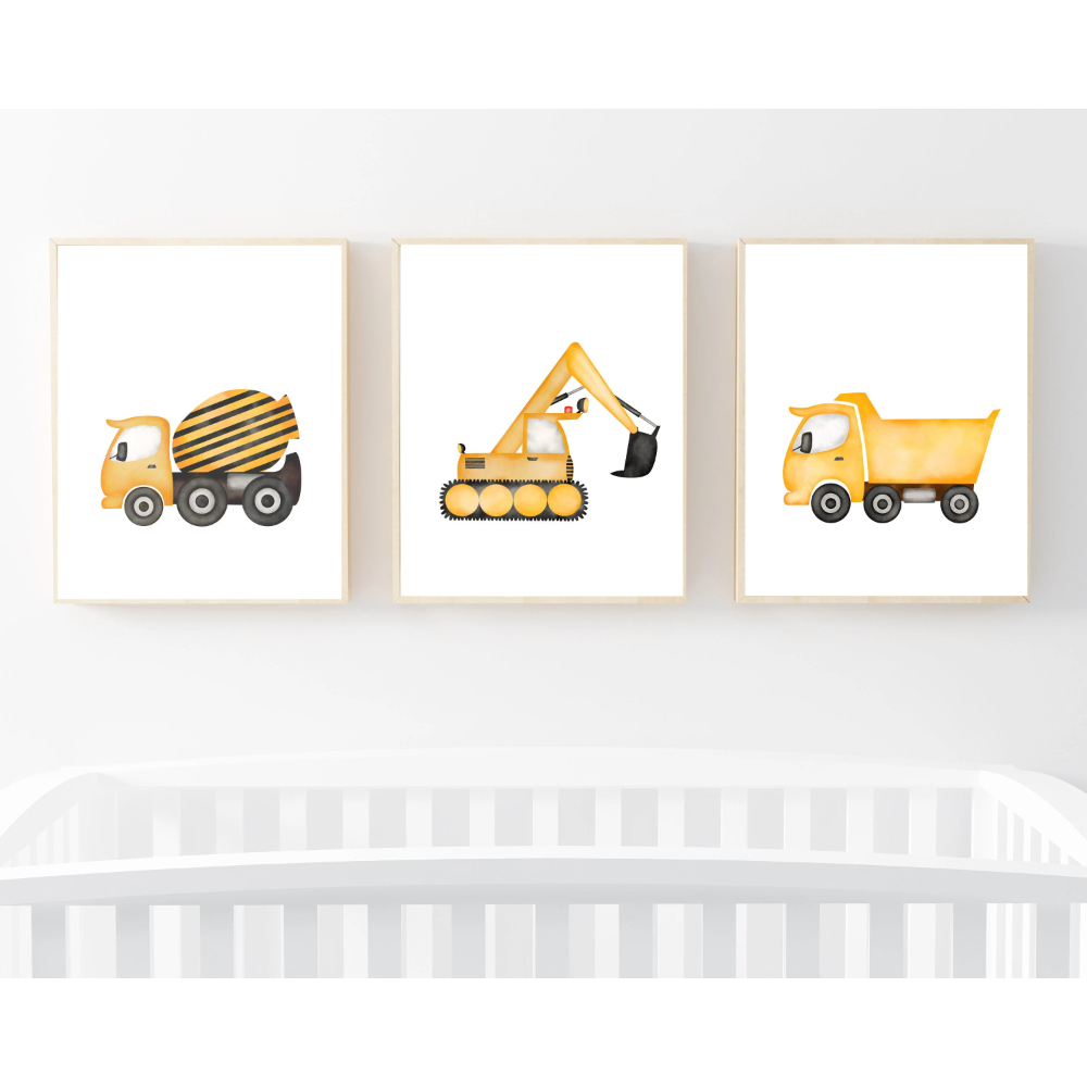 3 adet Minimalist Karikatür İn - Heavy Equipment Background incelemesi ve fiyatı