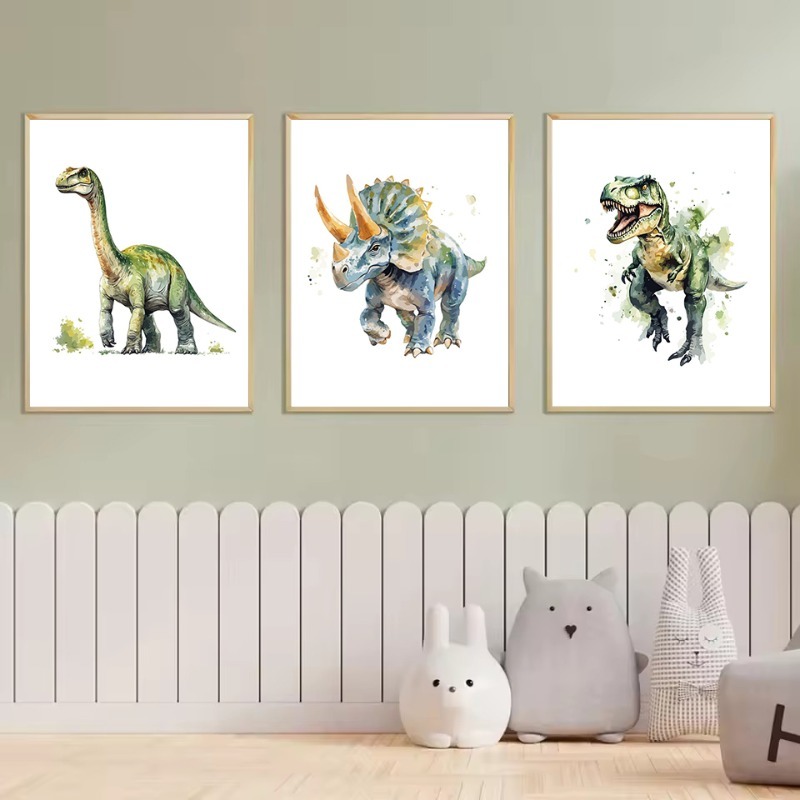 Suluboya Dinozor Kreş T-Rex Tr - Heavy Equipment Background incelemesi ve fiyatı